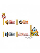 Figura banpresto one piece world collectable figure - carp streamer - 6cm 1 unidad aleatoria